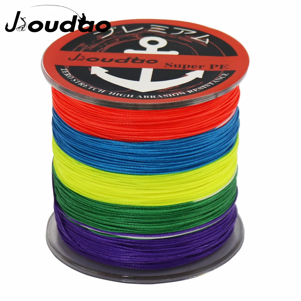 Jioudao 8 Strands Braided Fishing Line 500M PE Wire 8LB-160LB Multifilament Braid Fishing Line 7 Colors To Choose Jioudao 8 Strands Braided Fishing Line 500M PE Wire 8LB-160LB Multifilament Braid Fishing Line 7 Colors To Choose