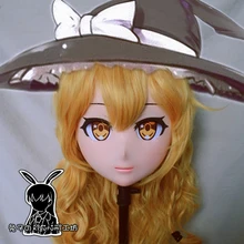 Best Price (Rabbit 96) Resin Cross dress Pretty Girl Head BID Doll Mask Japanese Anime Kigurumi Mask Cosplay with Wig Best Price (Rabbit 96) Resin Cross dress Pretty Girl Head BID Doll Mask Japanese Anime Kigurumi Mask Cosplay with Wig