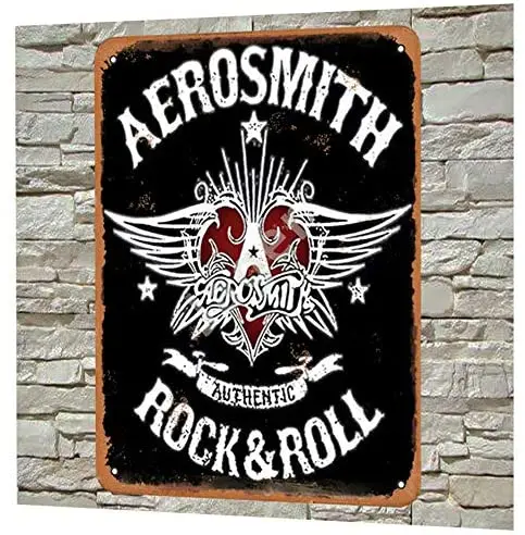 Jager Aerosmith Rock Roll Ретро металлический Декор настенный налет винтажный жестяной знак