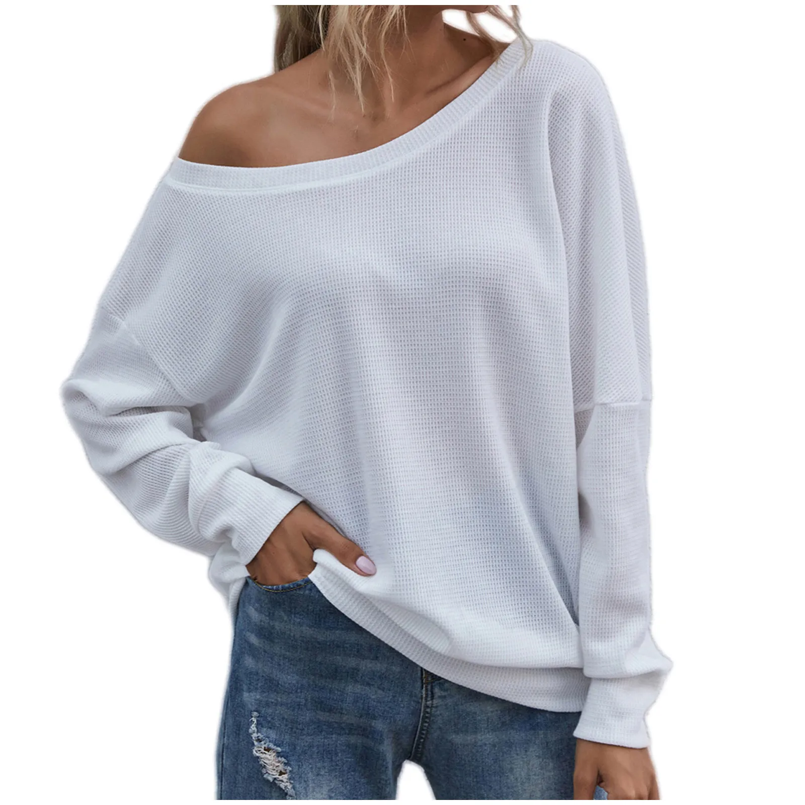 Fashion Blouse 2021 Women's Fashion Casual Solid Top Sexy  Off  Shoulder Long Sleeve  blouses blusas mujer рубашка женская 2