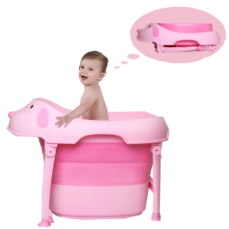 Складная детская ванна Детская большого размера в форме милой собаки ребенок