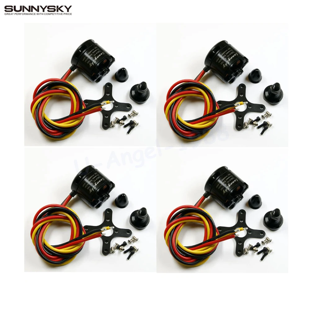 

4pcs/lot SunnySky V2814 Brushless Motor 700KV 800KV 870KV for RC Aircraft Quadrocopter Multicopter