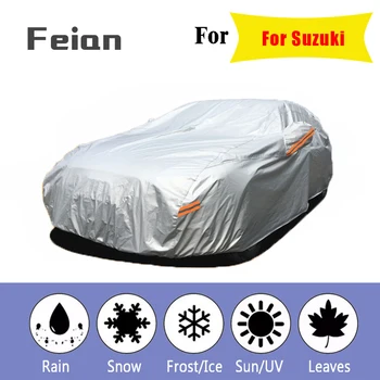 

Full Car CoverS Waterproof Sun Rain Snow Protection UV Car cover Umbrella cotton thicken For Suzuki Jimny Kizashi Ignis