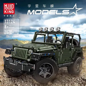 

Technology Series Wrangler Model Remote Control Adventure Off-road Vehicle 13124 Model Building Blocks Children's Toy Gifts