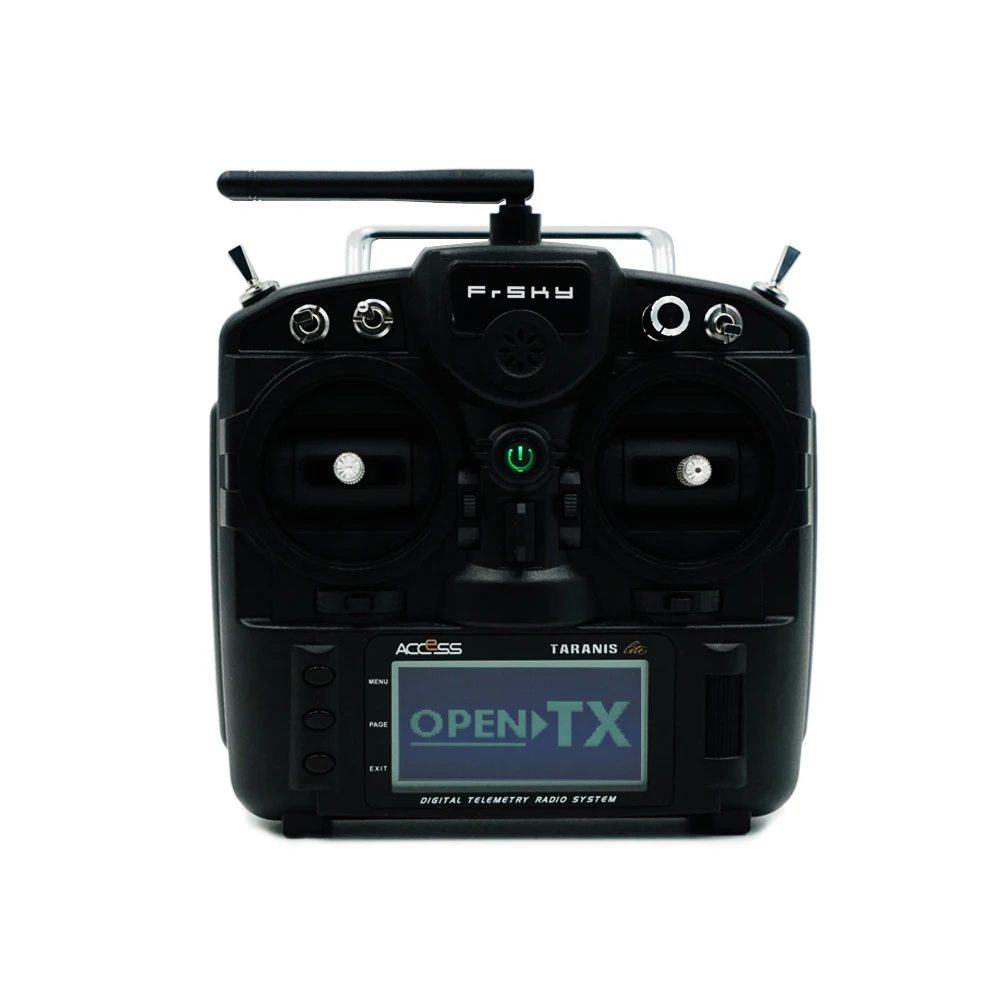 Radio Taranis X9 Lite ACCESS 24 canaux FrSky, émetteur RC de couleur noire avec logo FrSky