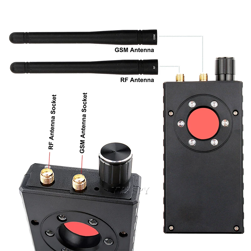 Wi-Fi Pinhole Скрытая камера детектор двойная антенна G529 RF сигнал секретный gps аудио GSM Мобильный микро Cam анти-скрытый шпион ошибка искатель