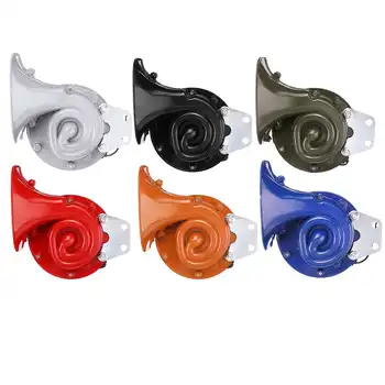 

Hot 12V 250dB Metal Electric Bull Horn Super Loud Raging Sound Universal For Car Motorcycle Pickup Truck Accessories