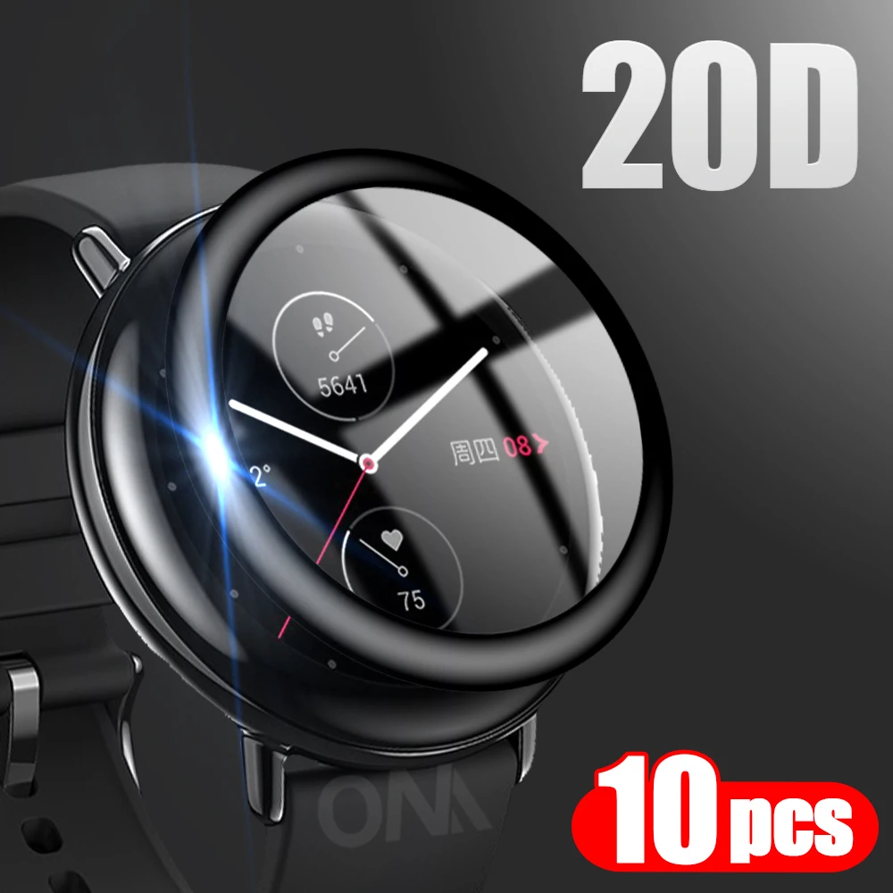 10 шт. 20D полное покрытие мягкая защитная пленка для Xiaomi Huami Amazfit ZEPP E A1935 A1957 защита экрана часов (не