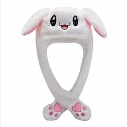2022 New Rabbit Women's Hat Beanie Plush Can Moving Bunny Ears Hat with Shine Earflaps Movable Ears Hat for Women/Child/Girls
