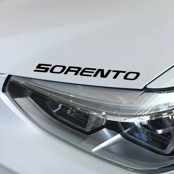 

4PCS/Set Car Brand Letters Sport PVC Stickers Decals For Kia Sorento Auto Whole Body Decor Car Trim Reflective Vinyl Accessories