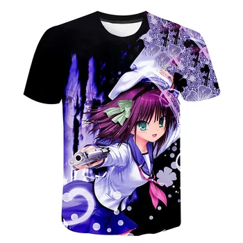 

2020 New Summer style Anime Angel Beats T Shirt Men Women Children Cool Tops Boy Girl 3D T-Shirt Fashion Casual Tees Cool Tshirt