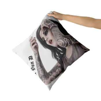 

Kat Von D Cotton Canvas custom pillow custom covers Throw Pillow Pillow Covers Sofa Pillow