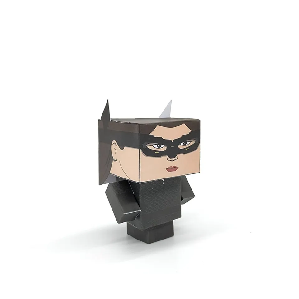 No-glue DC Comics Женщина-кошка Складная резка Милая 3D бумажная модель бумажное ремесло Фильм рисунок DIY Cubee дети взрослые ремесло игрушки CS-027