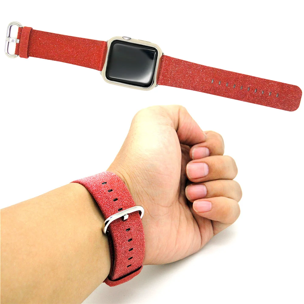 Ремешок кожаный для Apple Watch iWatch 5 4 3 2 1 44 мм 40 42 38 мм|Ремешки часов| |