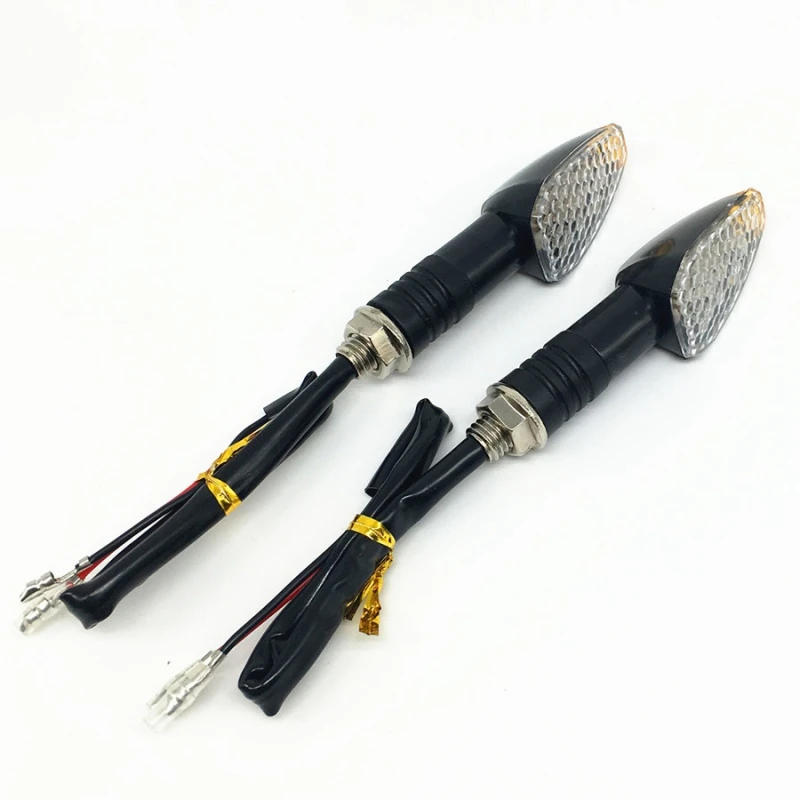 

Universal 2PCS 10 LED Flashing Motorcycle Turn Signal Indicator Light Amber Blinker Lamp Motorcycle Accessories