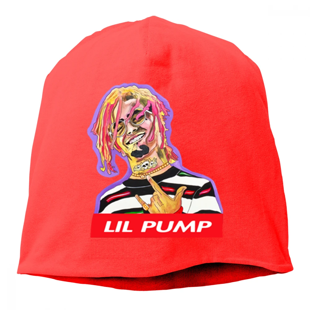 LILPump принт вязанная хлопковая шапка Skullies унисекс для мужчин и женщин хеджирующая Кепка весна осень уличная повседневная спортивная хип-поп шапка шапочки