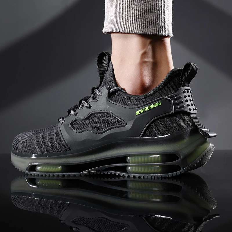 

Hemmyi High Quality Sneakers Men Breathable Outdoor Casual Mens Gym Shoes Combination Sole Basket Homme Support Dropshipping