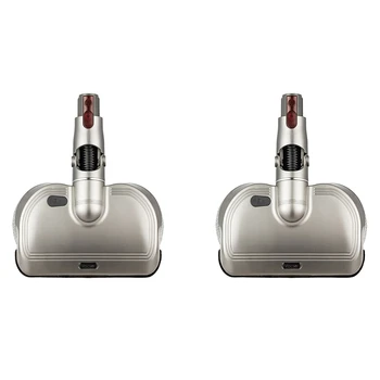 

Replacement Electric Wet Dry Mop Head with LED for Dyson Vacuum Cleaner Accessories with 4 Mop Pads 1 Water Cup