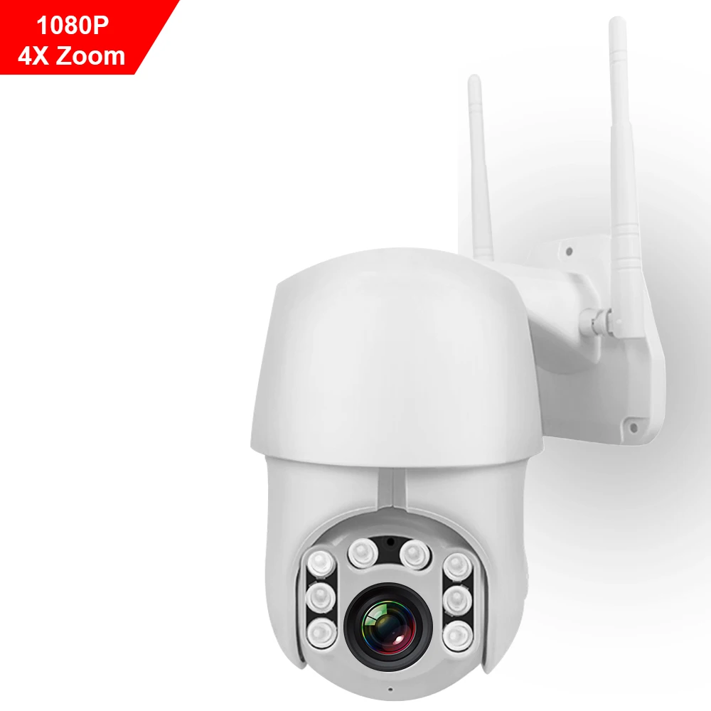 1080P IP камера wifi PTZ беспроводной скоростной Купол 8 Led HD ночного видения наружная Водонепроницаемая домашняя камера видеонаблюдения