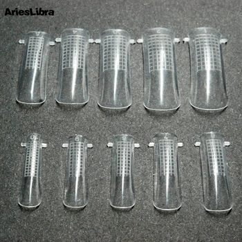 

100pcs False Nails Mold Fake Nail Tips Shape Pattern for Full Cover Gel UV Acrylic Nail Art Mold Quickly Extended Transparent