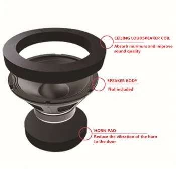 

Rubber Foam Insulation Cotton Parts Sound Insulation 1 Pair Decoration