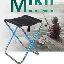 Алюминиевый сплав открытый складной стул для рыбалки Ультра легкий вес портативный складной стул для турпохода, из алюминия сплава для Пикника Складной Табурет@ 3