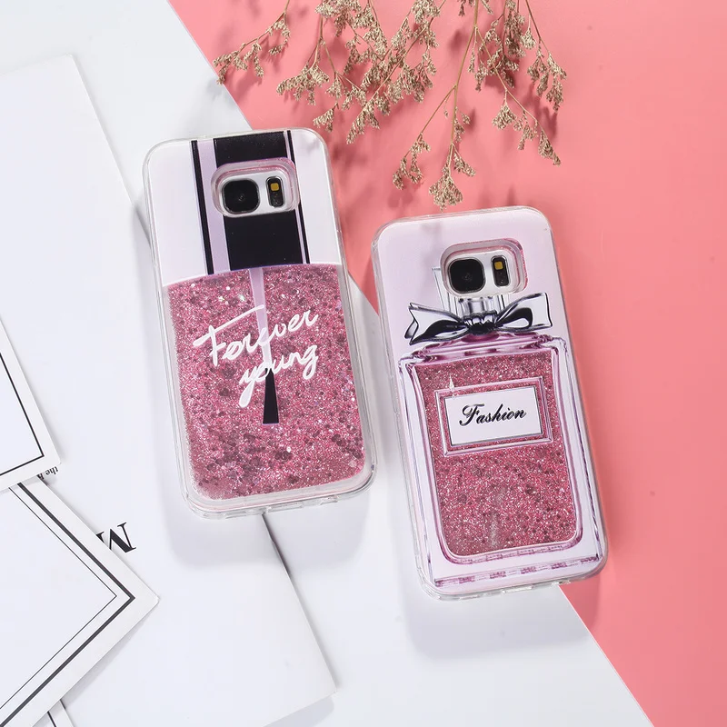 

Liquid Glitter Case For Samsung Galaxy S8 S9 S10 Plus S7 Edge Note 9 A70 A50 A5 A7 2018 A3 A7 2017 Dynamic Quicksand TPU Cover