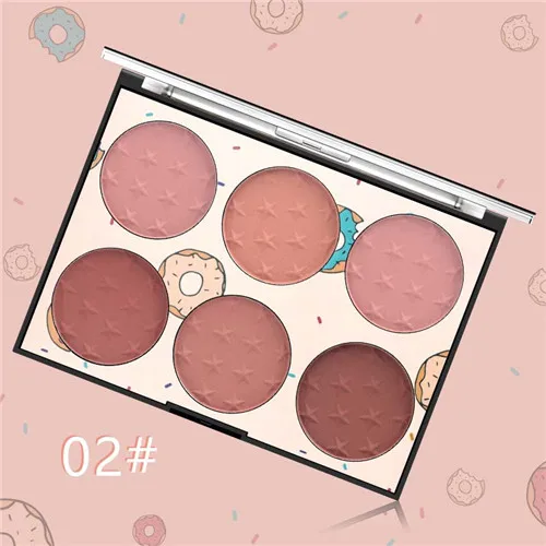 2 Miss Rose Highlight одна пластина подлинного обнаженного макияжа естественное солнце натуральный стойкий Pro-skin Rouge Макияж Косметика Макияж - Цвет: 2