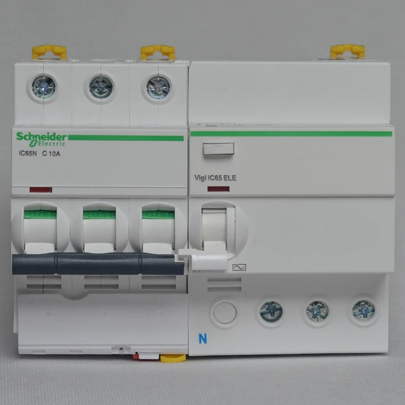 

Schneider electric Mini Residual Current Circuit Breaker Acti 9 iC65N vigi+ ELE 30ma 3p C type 1-63A AC