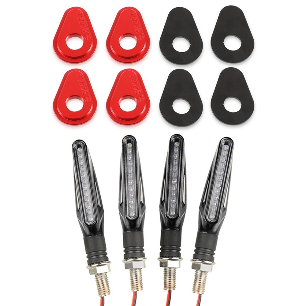 CNC FRONT TURN SIGNAL MOUNT PLATES Motorcycle Turn Signals Indicator Adapter Spacers For Yamaha YZF-R7 Tenere 700 2019 2020 2021