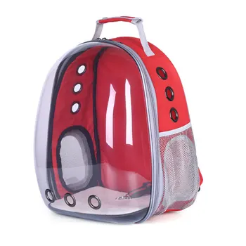 

High quality transport carrying cat bag breathable bubble astronaut travel big space capsule dog pet carrier backpack
