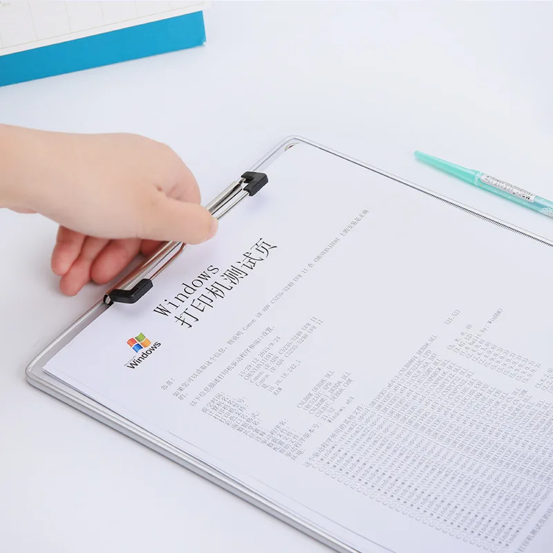 M&G Stationery ADM94863 Writing Board Clip A4 Anti-slip Metal Clip Board Writing Pad Office Supplies
