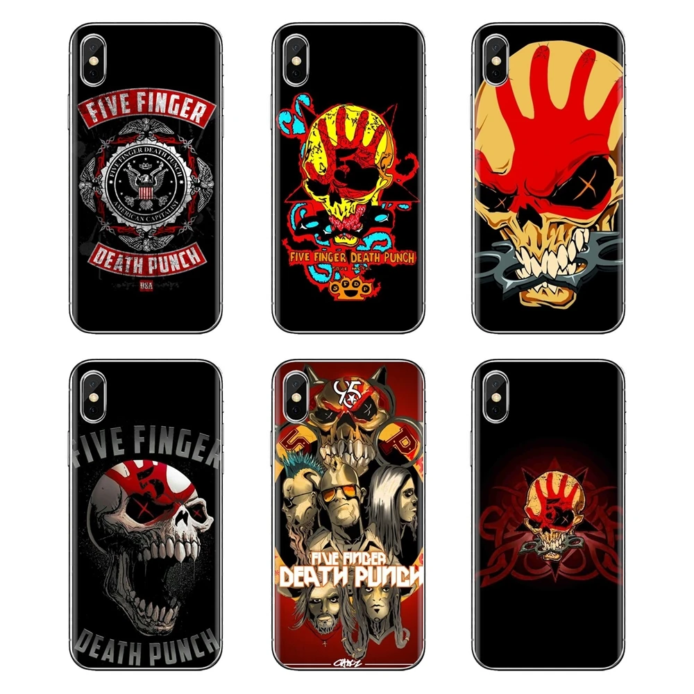 five finger death punch skull For iPhone XS Max XR X 4 4S 5 5S 5C SE 6 6S 7 8 Plus Samsung Galaxy J1 J3 J5 J7 A3 A5 Phone Covers |