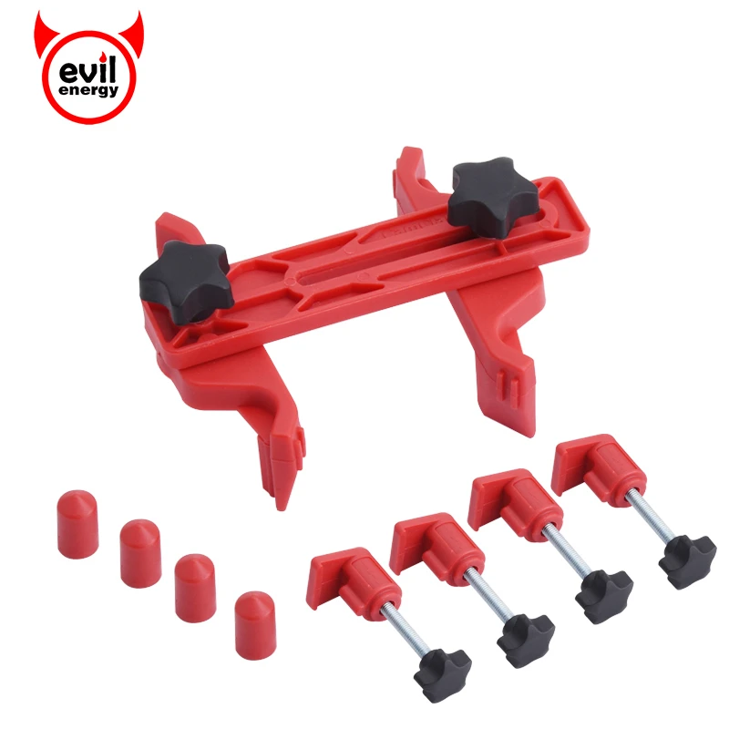 

evil energy Car Dual Cam Clamp Camshaft Timing Sprocket Gear Locking Tool Gear Fixed Kit Car Master Cam Clamp Kit Repair Tools