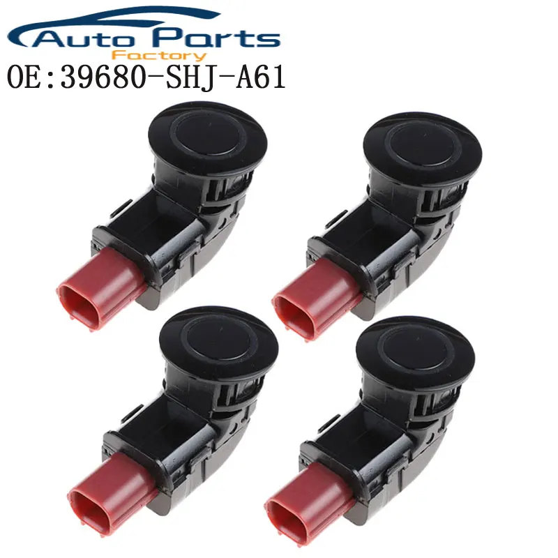 4 PCS Black Color Parking Aid Assist Sensor PDC Sensor For Honda Odyssey 2005-2009 CRV 2004-2013 39680-SHJ-A61 39680SHJA61