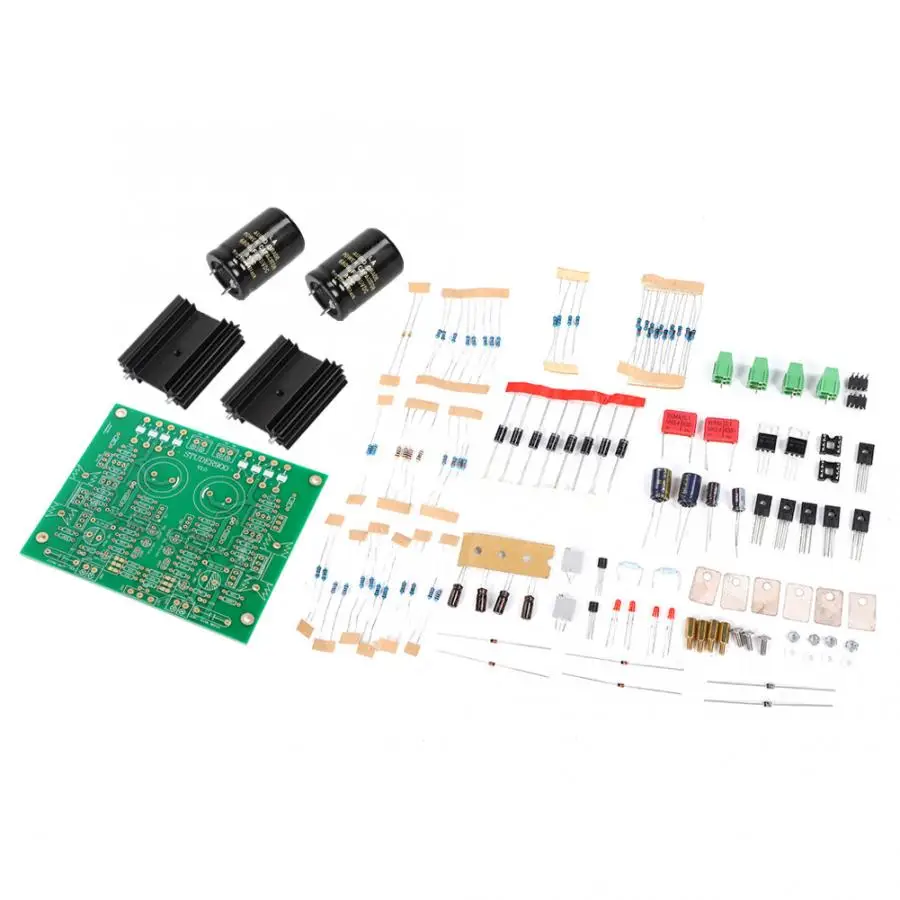 DC Регулируемый источник питания DIY Kit STUDER900 положительное отрицательное напряжение питания с защитой от короткого замыкания