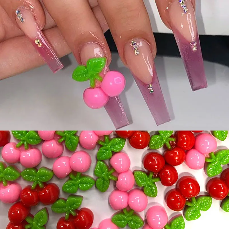cute nail designs with rhinestones