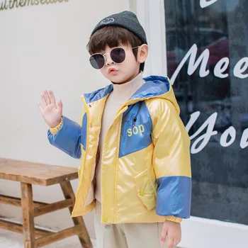 

fashion boys coat Waterproof fabric Children Down jacket autumn and winter cartoon down jacket 2-6 years old girls jacket