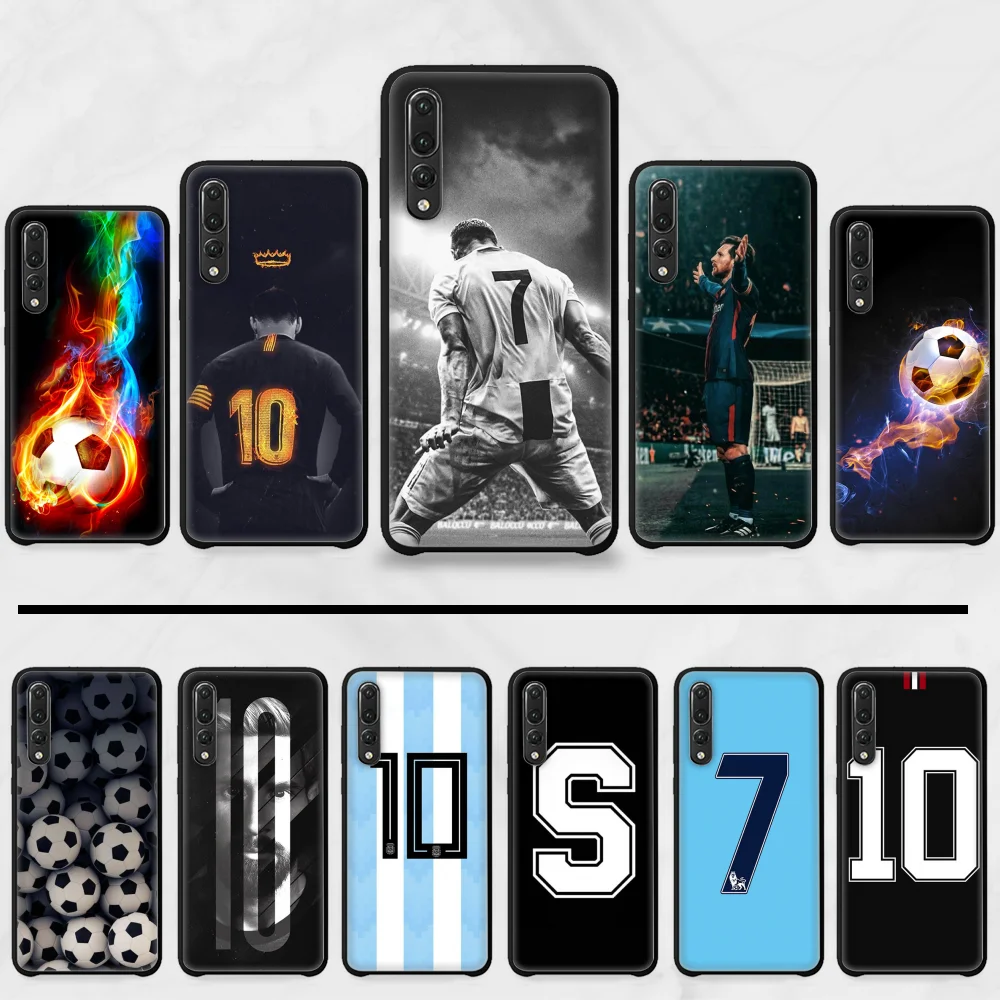 

Football Soccer Star messi Phone Case For Huawei P9 P10 P20 P30 Pro Lite smart Mate 10 Lite 20 Y5 Y6 Y7 2018 2019