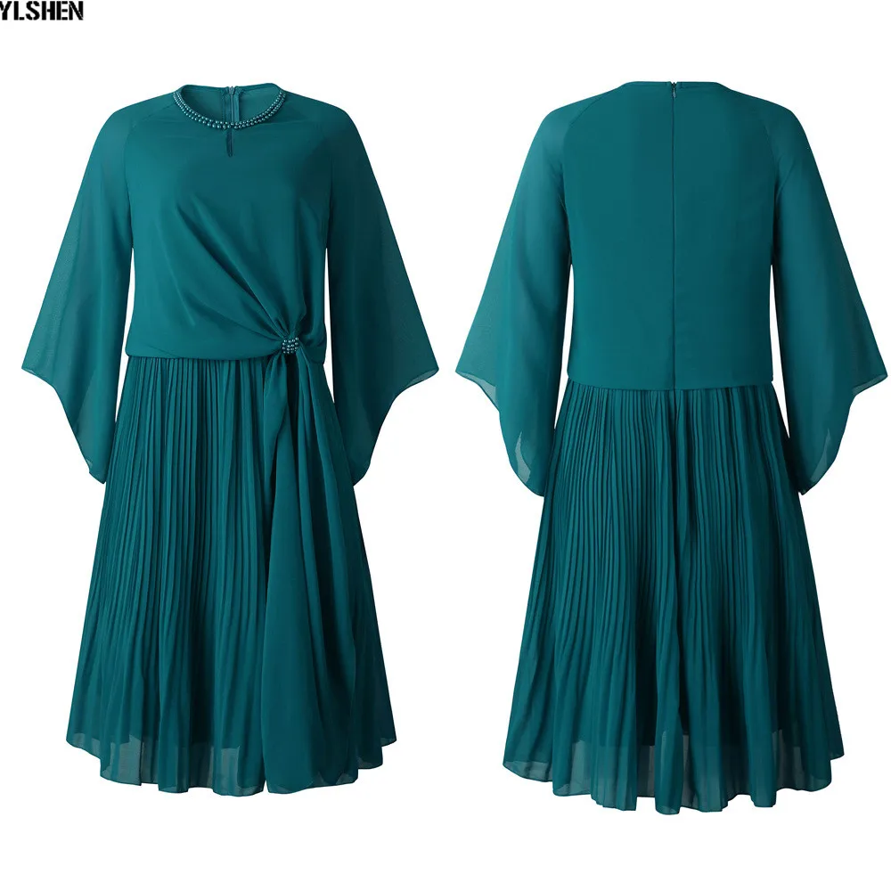 African Dresses For Women 2019 New Elegent Fashion Style African Dress Clothes Women Plus Size Knee-length Ankara Dresses L-3XL 10