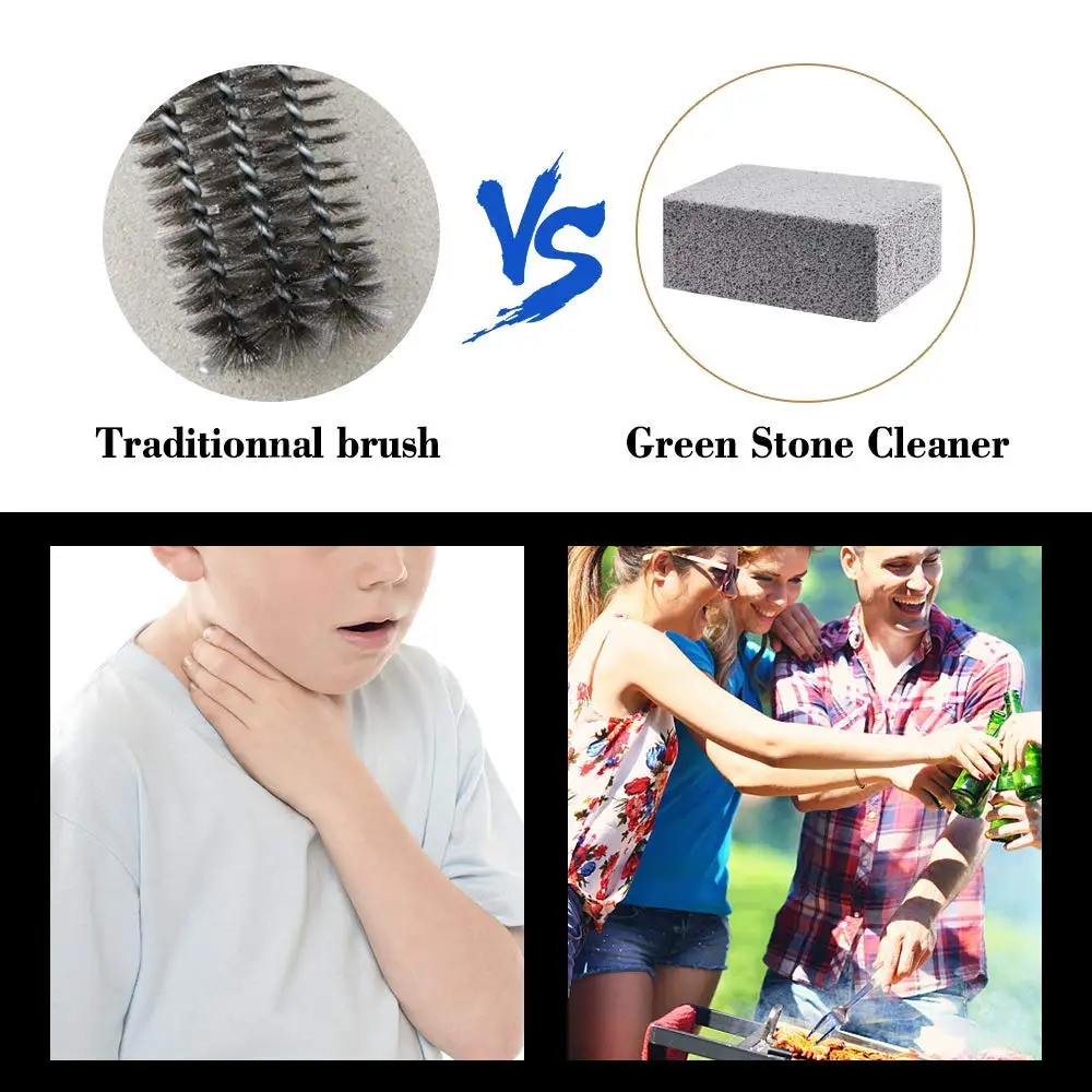 3Pack Griddle Grill Cleaning Brick Safely and Quickly Cleaning Flat Top Grills Removes Stubborn Grime 35FP11