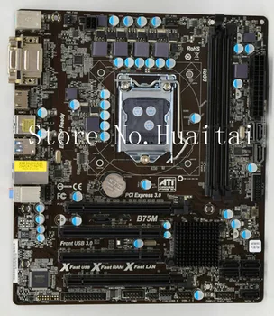 

high quality FOR ASRock desktop motherboard for B75M mainboard 100% tested fully work