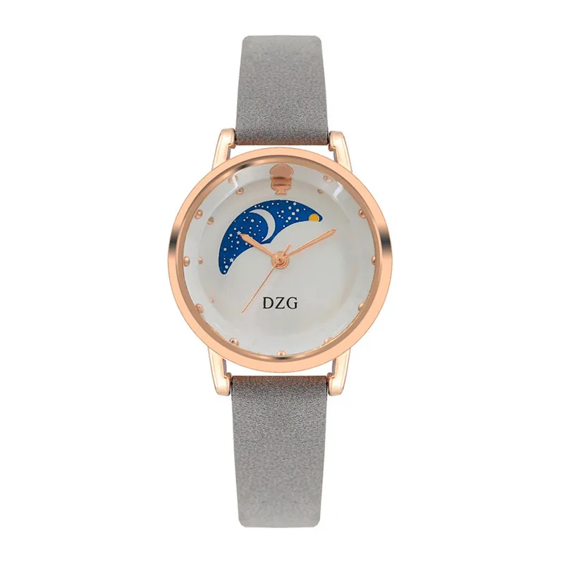 

Fashion Leisure Wrist Watches for Women Color Strap Digital Dial Leather Band Quartz Analog Sport Simple New Watches