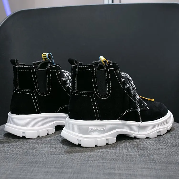 W-британский стиль; сезон весна-осень; Высокая парусиновая обувь; женская обувь; Новинка; повседневная обувь на шнуровке для студентов и взрослых; модные носки