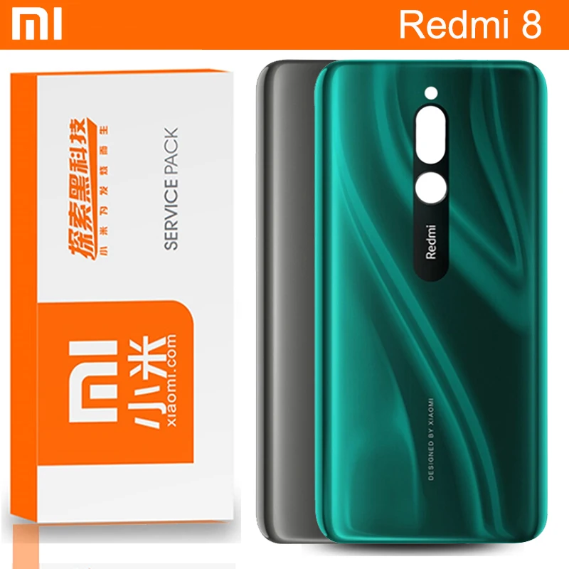 Оригинальная Замена заднего корпуса для Xiaomi Redmi 8 задняя крышка аккумуляторного