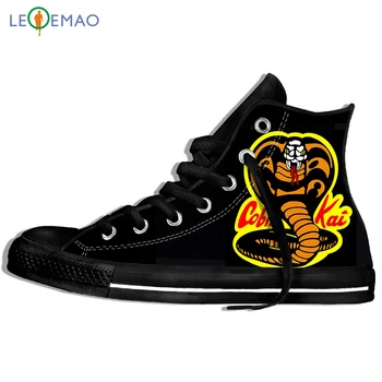 

Creative Design Custom Sneakers Hot Printing Cobra Kai Logo Unisex Lightweight Trends Comfortable Ultra Light Sports Shoes