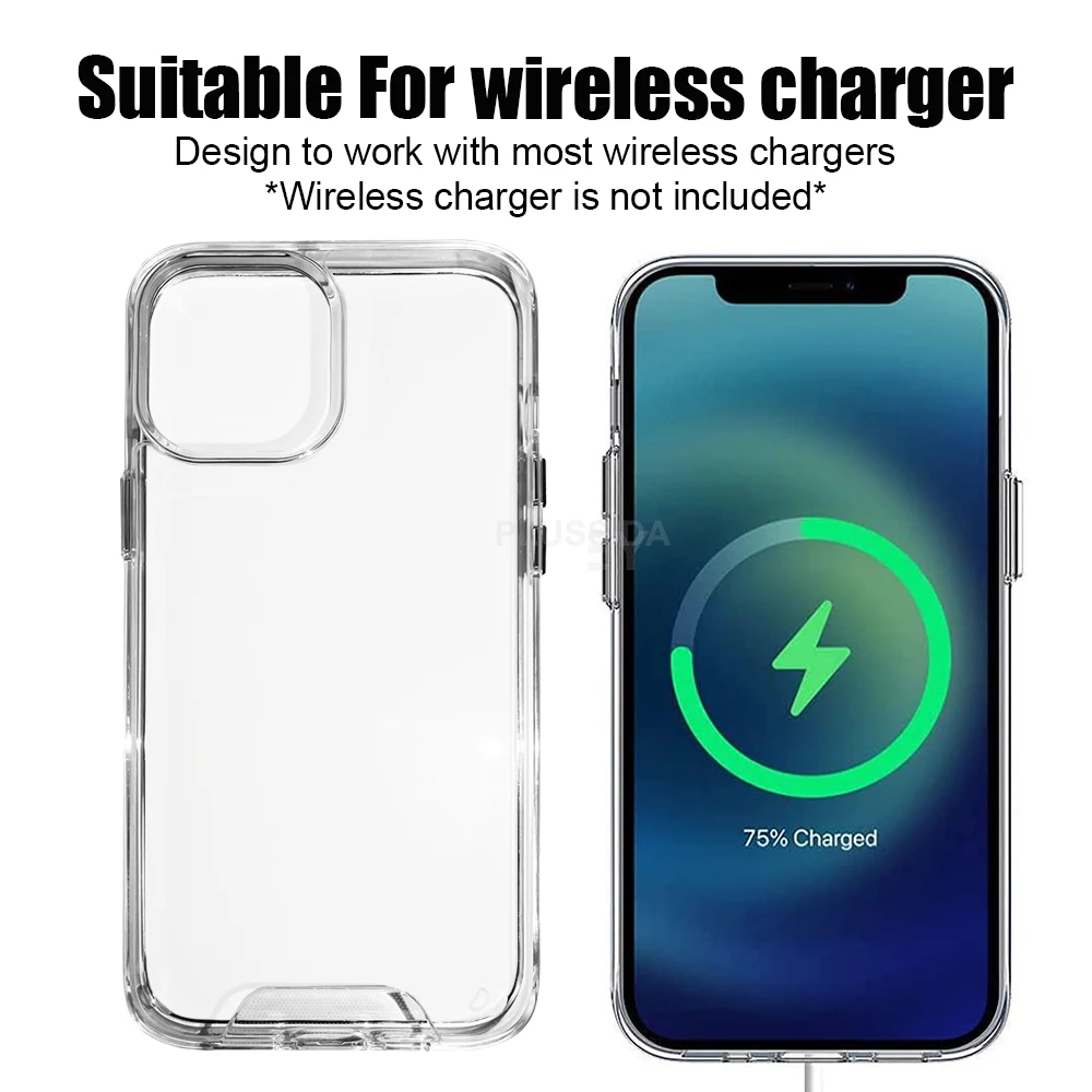 Clear Case For iPhone 16 Pro Max Case 15 13 12 11 14 Pro Max Case For Magsafe for iPhone15 17 15 Pro Max Plus Luxury Cover Cases 3