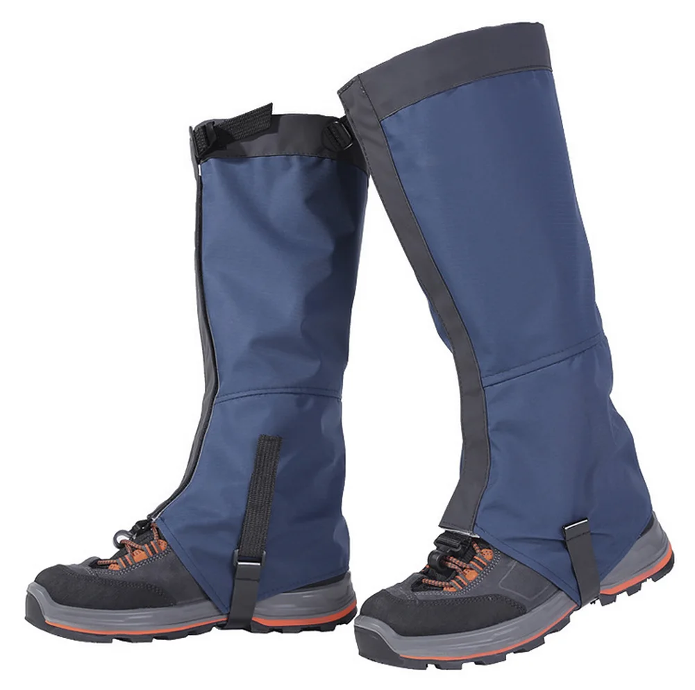 Leg Gaiters Waterproof Wear Resistant Velcro Closure Knee Length Boot Protective Covers for Hiking Skiing Climbing Hunting |