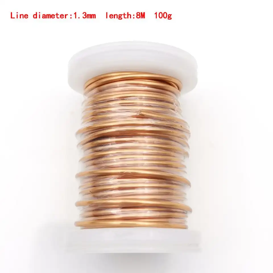 0.13mm 0.25mm 0.51mm 1mm 1.25mm Copper Wire Magnet Wire Enameled Copper Winding Wire Coil Copper Wire Winding Wire Weight 100g image 8