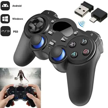 

Universal 2.4G Wireless Gamepad Controller Operating Handle Joystick Suitable For Android Tablet PC Receiver Docking
